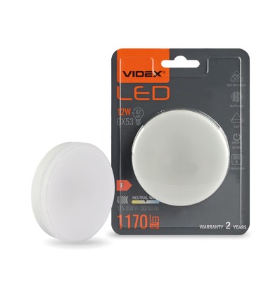 GX53 12W LED-lampa - Neutralvit