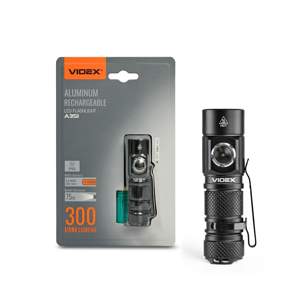 LED bärbar ficklampa - 5000K - Kulör : Neutral