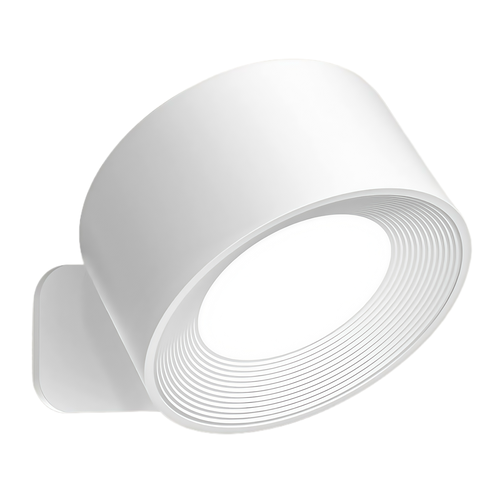 Uppladdningsbar vägglampa CCT - 4,5W, Vit, rund, 360° roterbar, IP20, inkl. ljuskälla