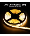 10W/m LED strip IC running light - 10m, vandrande ljus, inkl kontroller, 120 LED per meter, 24V