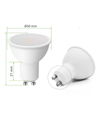 LEDlife 5W Röd LED-spot - 230V, GU10