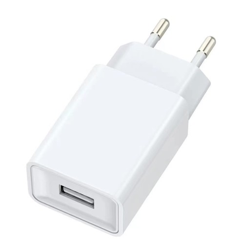 USB-laddare 5W - Vit, USB-A, perfekt för mobil och lampor