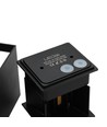 6W CUBIC PRO vägglampa - IP65, svart, vidarekoppling, justerbar, fyrkantig, upp/ner, utomhus, inkl. ljuskälla