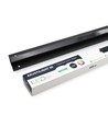 LED svart Troldtekt-skena 60 cm, CCT - 30W, Akustilight, infälld, 24V