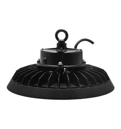 100W/150W/200W PLATEO 4 LED high bay, 155lm/W - IP65, 6500K, 0-10V dimbar, IK09, svart hölje