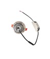 3W Ø8,4cm infälld spotlight dimbar - 12V/24V, hål: Ø7-8 cm, mått: Ø8,4 cm, 4 cm hög