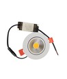 3W Ø8,5cm infälld spotlight dimbar - Hål: Ø7,5 cm, Mått: Ø8,5 cm, vit kant
