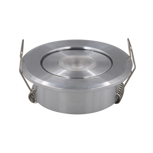 1,5W Ø5,2cm elevator-spot - Hål: Ø4,4 cm, Mått: Ø5,2 cm, 25° spridning, 1m sladd