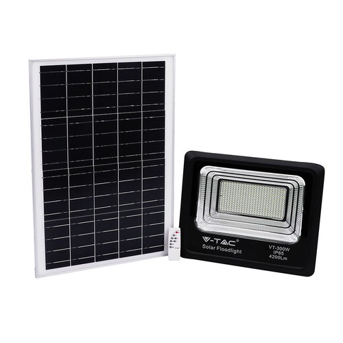 300W VT solpanel 50W - LED projektor, 6000K