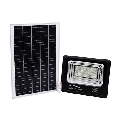 300W VT solpanel 50W - LED projektor, 6000K
