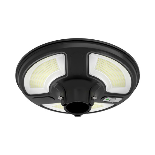 Vt-65w LED 10w - solcellsdriven, rund, trädgårdslampa, med sensor, RF-fjärrkontroll, 4000k, IP65