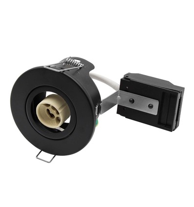 V-Tac downlight - GU10, svart, IP20