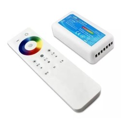 RGB+W LED strip RGB+CCT controller med fjärrkontroll - Passa endast till RGB+CCT strip, RF trådlöst, 12V (240W), 24V (480W)