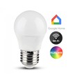 5 st. Wifi LED-lampa - 5W, Tuya/Smart Life, fungerar med Google Home, E27, G45