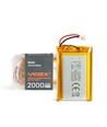 Uppladdningsbart Li-pol batteri - 2000mAh