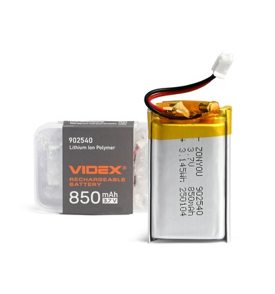 Uppladdningsbart li-pol batteri - 850mAh