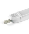 120 cm LED linjär lampa 40W - kopplingsbar, IP65, 5000K, vit