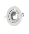 GU10 / MR16 Downlight - Utan ljuskälla och sockel, rund, ställbar, vit, Hål: Ø9,3 cm