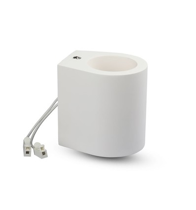 Vt-858 lampa G9 - rund, vit