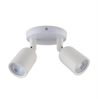 Vt-897 vägglampa - 2xGU10, vit