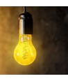 E27 4W LED-lampa - Spiral koltråd, bärnstensfärgat glas, 1800K