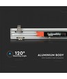 120cm 40W LED linjär infälld armatur - Samsung LED chip, 120cm, silver, 5 års garanti
