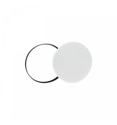 Ø320x52 Nymphea ring 24W - svart, vit, CCT, 230V, 115°, IP54, rund