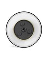 Dome 12W rund LED-vägglampa - IP65, CCT, svart