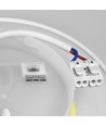 DOME vägglampa 12W - CCT, IP65, vit