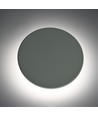Dome 12W rund LED-vägglampa - IP65, CCT, vit