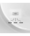 DOME vägglampa 18W - CCT, IP65, svart