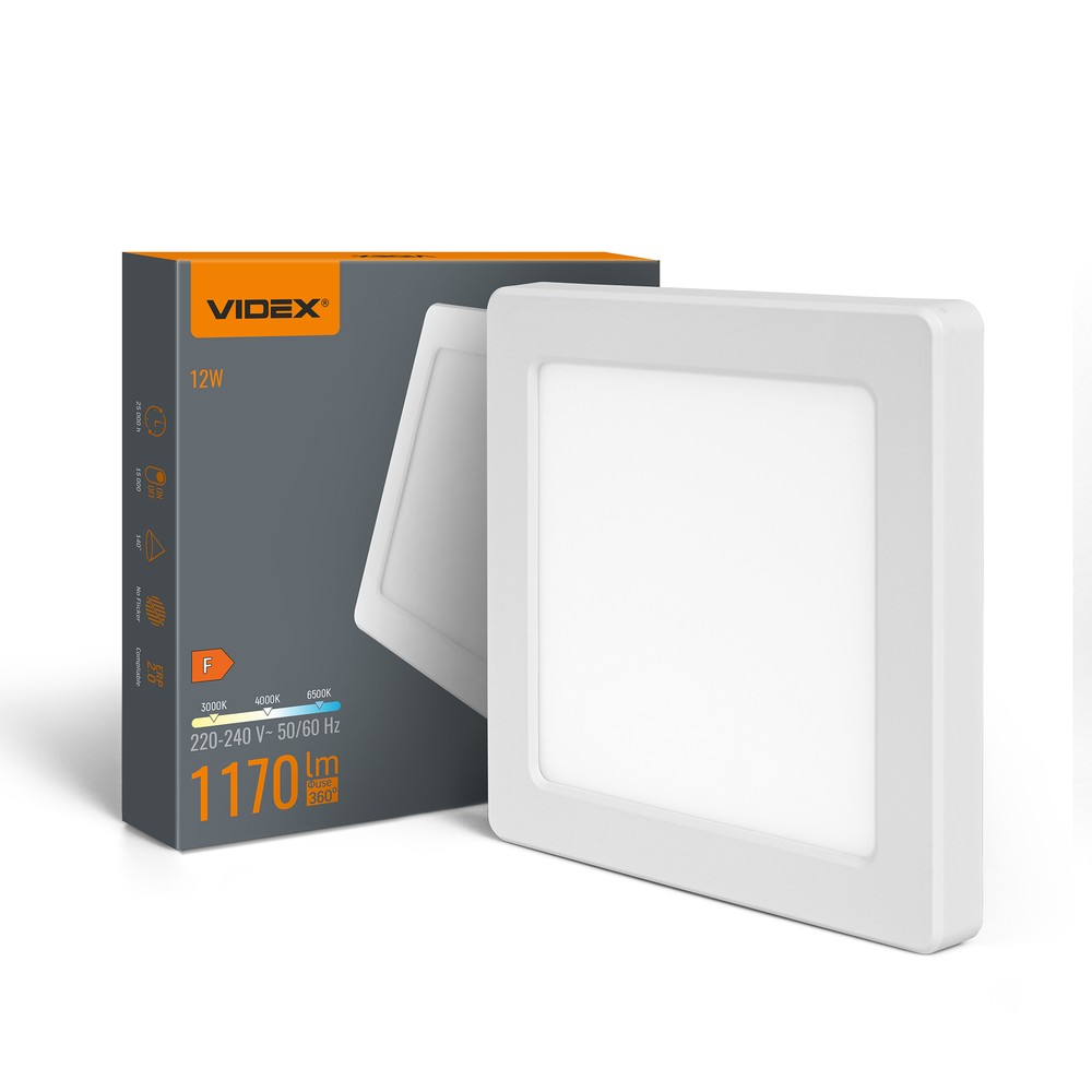 Dl6s Taklampa 12w Led Varmvit Neutral 6500k 220v Vit Kulör : Neutral