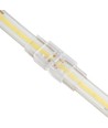 Vattentät skarvkoppling för LED-strip - 8mm, enfärgad, IP68, 5V-24V, för SMD och COB
