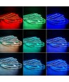 5 meter 12W/m RGB+WW LED-strip - 24V DC, IP65, 60 LED per meter