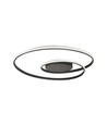 600x50mm VT-7911 taklampa 48W - LED, metall, 4000K, svart, med TRIAC dimning