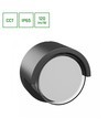 10W utomhus vägglampa, CCT - 3 ljusfärger, asymmetriskt ljus, IP65, svart