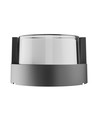 10W utomhus vägglampa, CCT - 3 ljusfärger, asymmetriskt ljus, IP65, svart