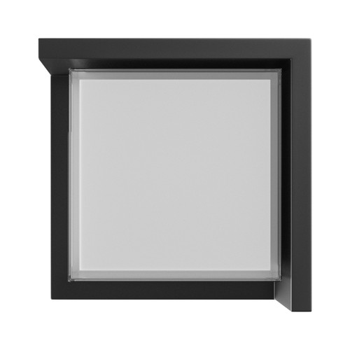 10W Verto Square Edge CCT vägglampa - 120lm/W, IP65, svart, 3-CCT, 160x160mm