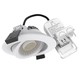 LEDlife DimToWarm+CCT RA96, vit infälld spotlight - Hål: Ø6,8 cm, Mått: Ø8,3 cm, 7W, vit kant, dimbar, 230V