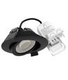 7W Ø8,3cm DimToWarm+CCT infälld spotlight dimbar RA96 - Hål: Ø6,8 cm, Svart