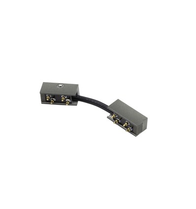 Samlar till PicoTrack 2 skena - 12V, Magnetisk, antracit, för akustikpaneler / glasmontrar / fönsterbelysning