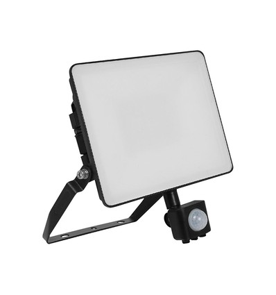 V-Tac 30W LED-sensorstrålkastare - Snabbkoppling, 120lm/w, svart