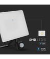 30W LED-strålkastare med sensor - 120lm/W, svart, arbetslampa, snabbkoppling