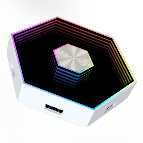 RGBIC Hexagon Infinity Väggljus 12 st. set