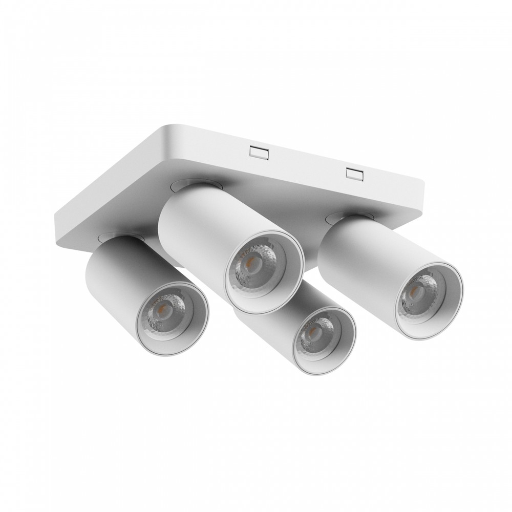 Madara Altro Taklampa 4xgu10 230v Ip20 Vit Fyrkantig