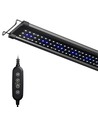60-80 cm akvarie armatur - 18W LED, vit/blå, justerbar