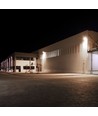 50W LED-strålkastare - CCT, 3 ljusfärger, frostad, arbetslampa, utomhus