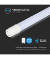 150 cm VT-152 rör 24W T8 - nano plast, icke roterbar, 4000K