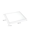 Spectrum 60x60 LED panel - 45W, 4400lm, vit kant, 5 års garanti