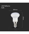 3W LED spotlampa, E14 - R39